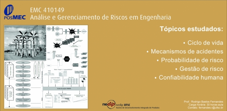 EMC 410173 - Análise e gerenciamento de riscos em engenharia